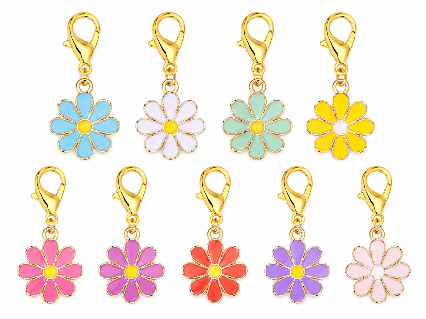 Daisy Stitch Marker Set (Set of 5)