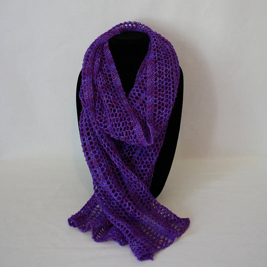 💜 Pattern of the Month: Purple Glow Wrap