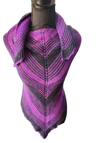 💜 Something Happy Shawl: A Celebration of Color and Calm - November 2025 Pattern of the Month