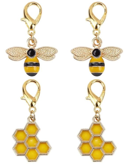 Bee & Honey Stitch Marker Set (Set of 4)