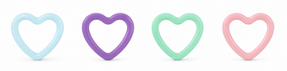 Colorful Heart Stitch Marker Set (Set of 5)