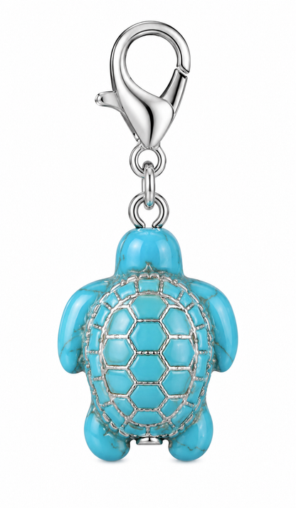 Turquoise Turtle & Starfish Stitch Marker Set (Set of 5)
