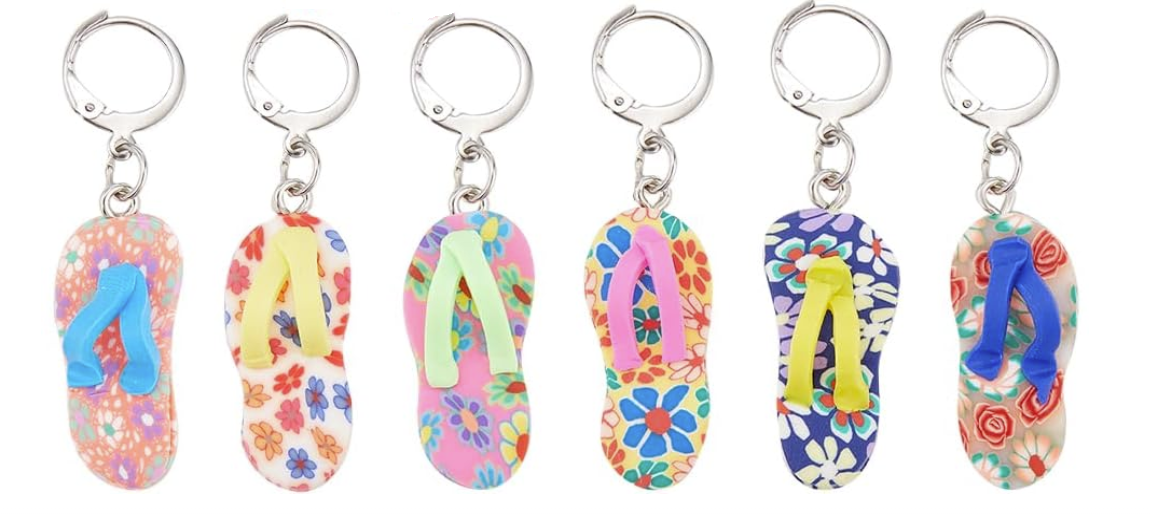 Flip Flop Stitch Marker Set (Set of 4)