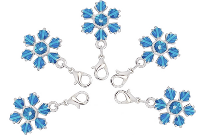 Snowflake Stitch Marker Set (Set of 5)