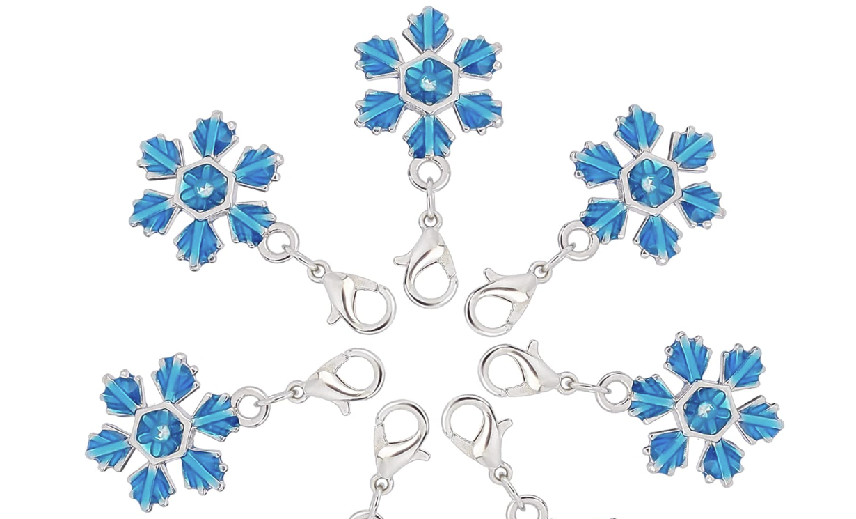 Snowflake Stitch Marker Set (Set of 5)