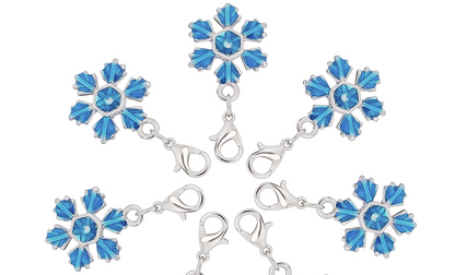 Snowflake Stitch Marker Set (Set of 5)
