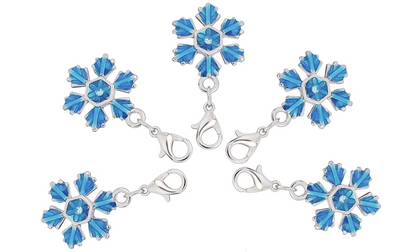 Snowflake Stitch Marker Set (Set of 5)