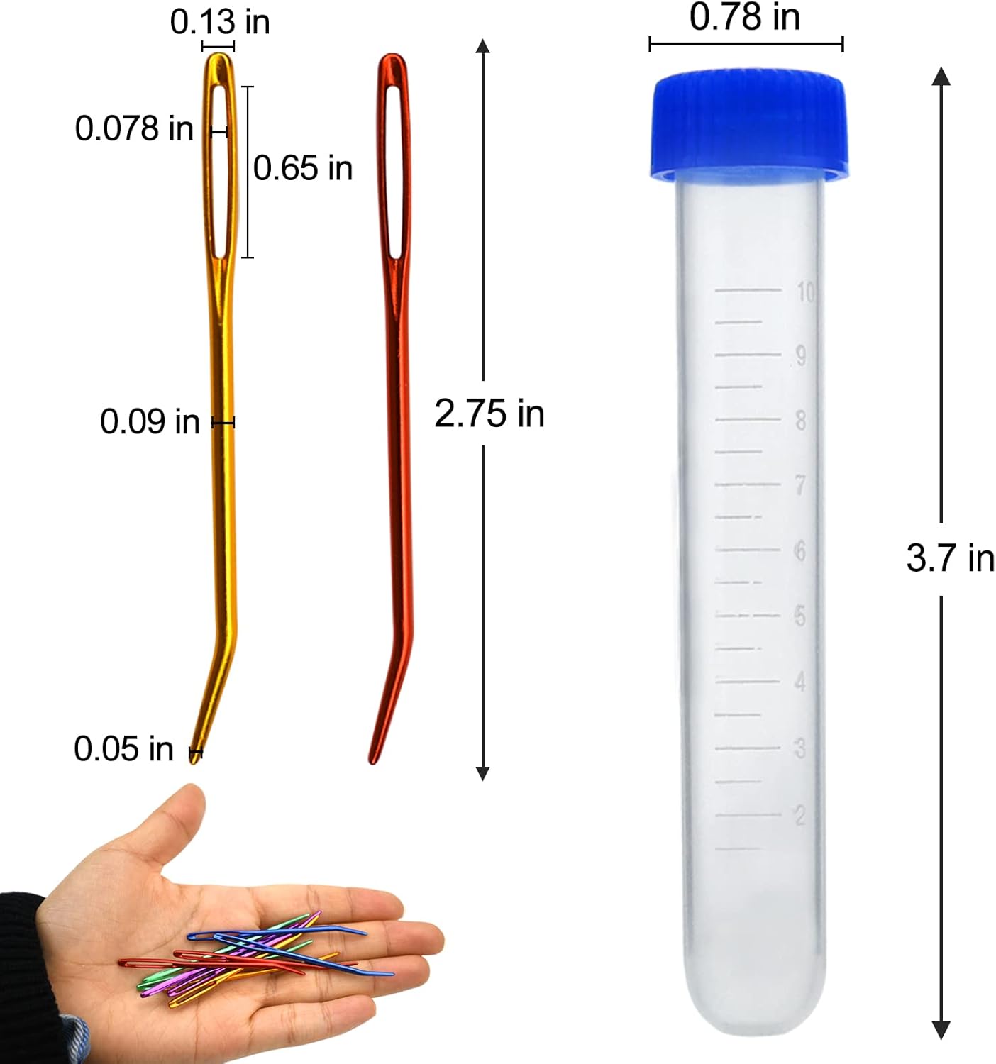 Big-Eye Yarn Needle Set (10-pack)