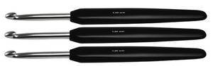 Knitter's Pride - 6" Crochet Hook - Silver Soft Touch