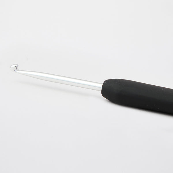 Knitter's Pride - 6" Crochet Hook - Silver Soft Touch