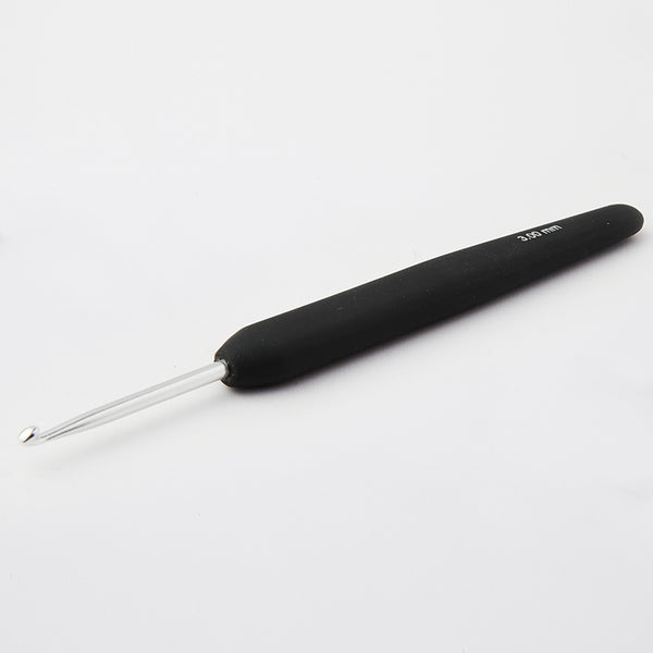 Knitter's Pride - 6" Crochet Hook - Silver Soft Touch