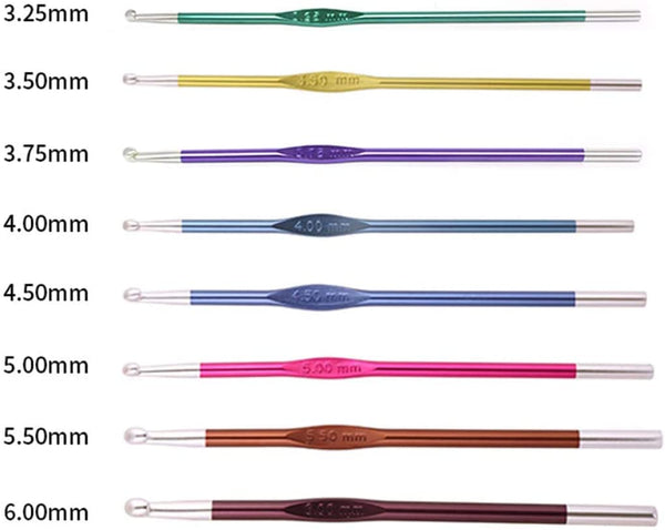 Knitter's Pride - Zing - Single Ended Crochet Hooks - 6"